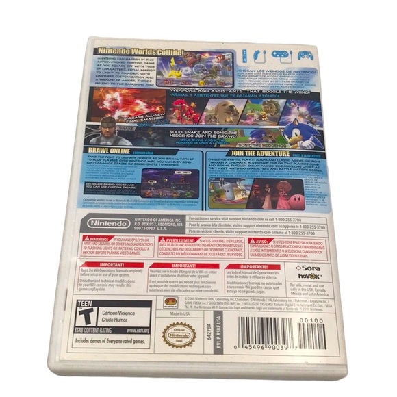 Nintendo Wii: Super Smash Bros. Brawl Video Game - Picture 7 of 7